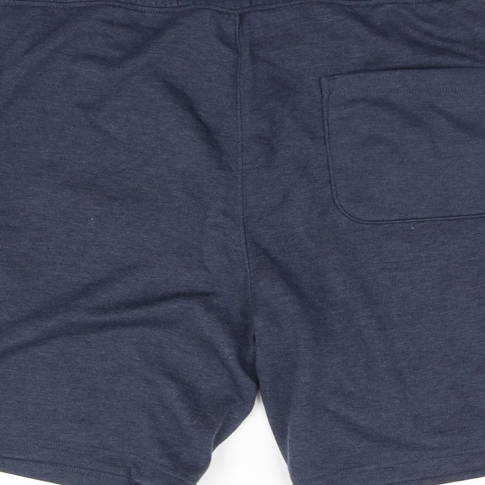 US Athletic Mens Blue   Sweat Shorts Size M