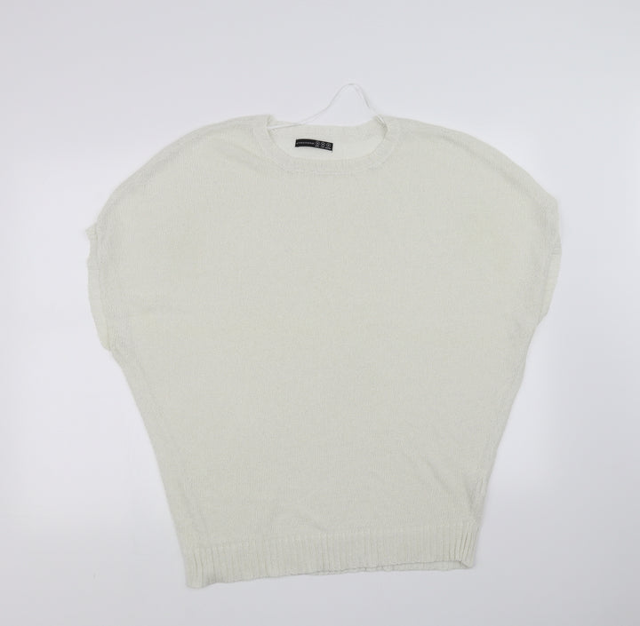 Atmosphere Womens White   Pullover Jumper Size M