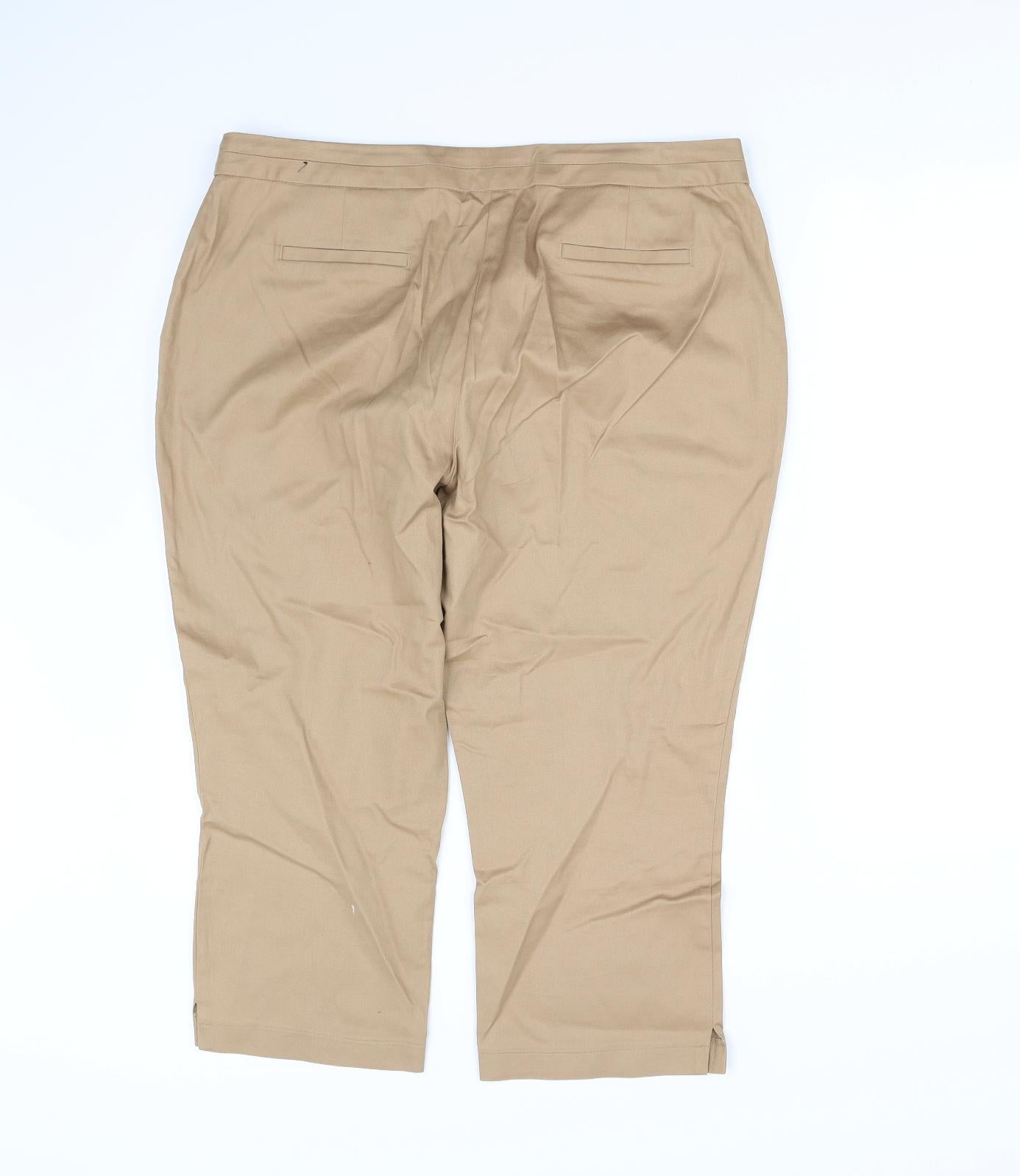 pre worn Womens Beige   Trousers  Size 12 L25 in