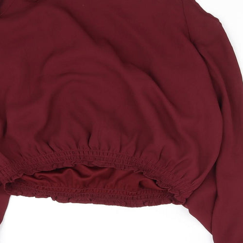 New Look Womens Purple   Basic Blouse Size S