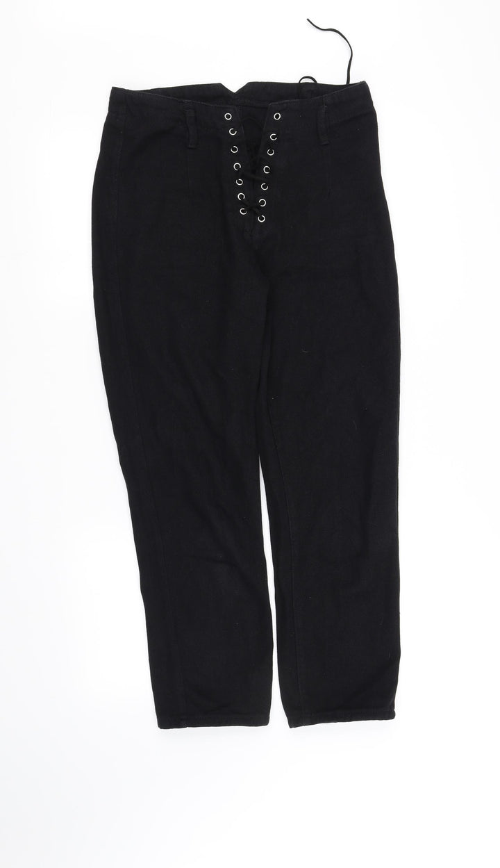 SheIn Womens Black Trousers Size M L29 in