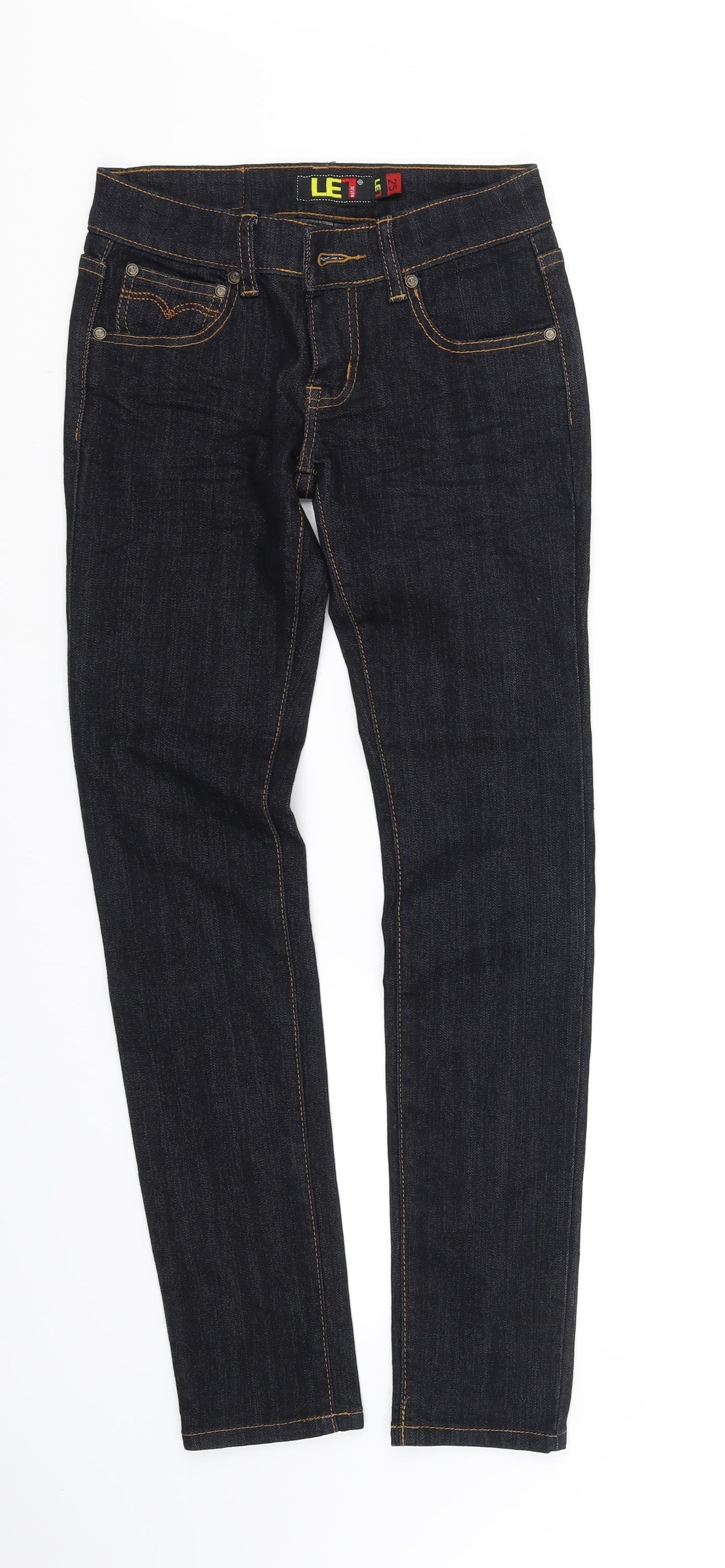 pre worn Mens Black   Straight Jeans Size S L30 in