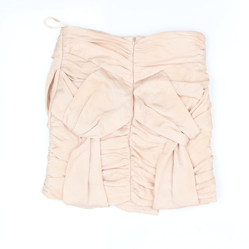 pre worn Womens Beige   Basic Blouse Size 8