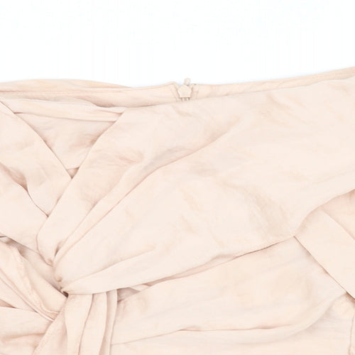 pre worn Womens Beige   Basic Blouse Size 8