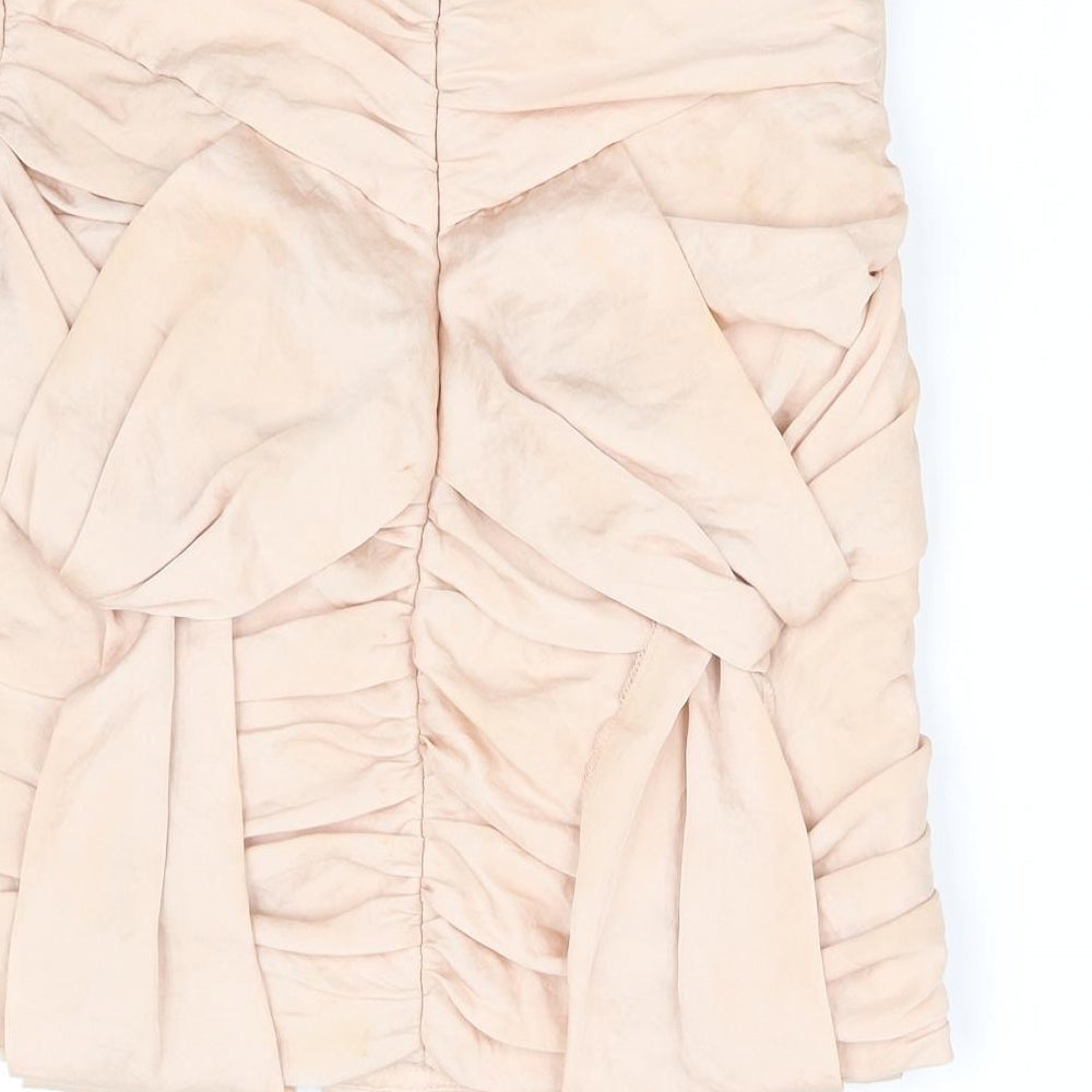 pre worn Womens Beige   Basic Blouse Size 8