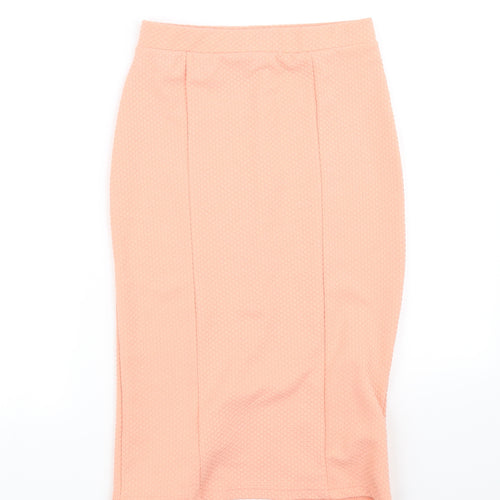 miss slefidge  Womens Orange   Flare Skirt Size 8