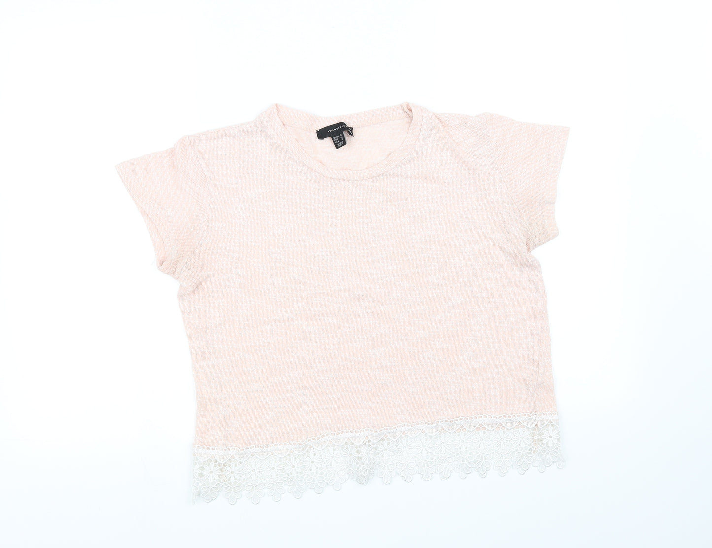 amosphere Womens Pink   Basic T-Shirt Size 12
