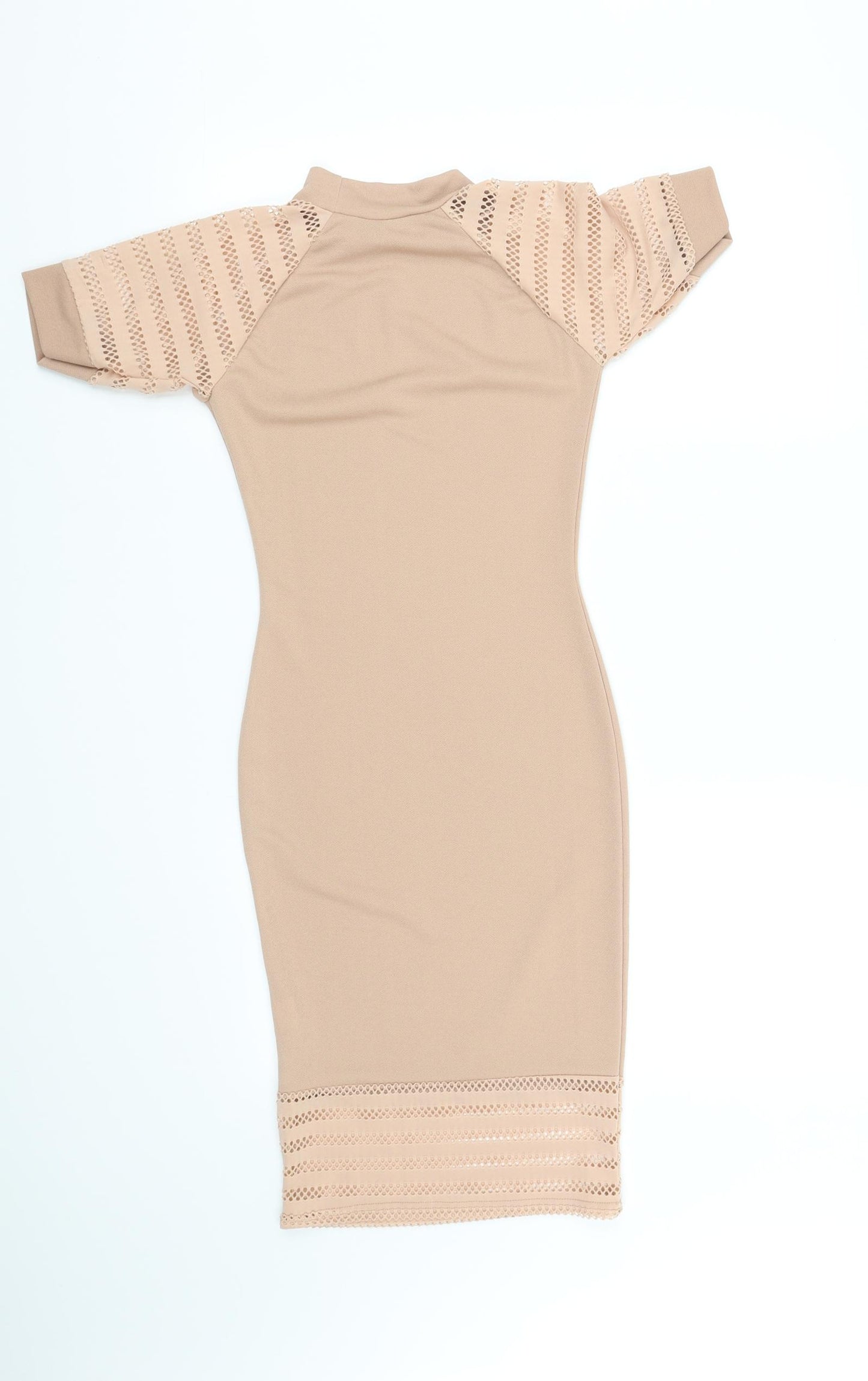 miss guidefd Womens Beige   Fit & Flare  Size S