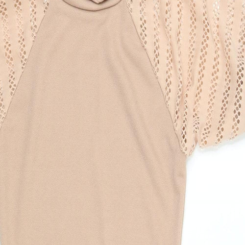 miss guidefd Womens Beige   Fit & Flare  Size S