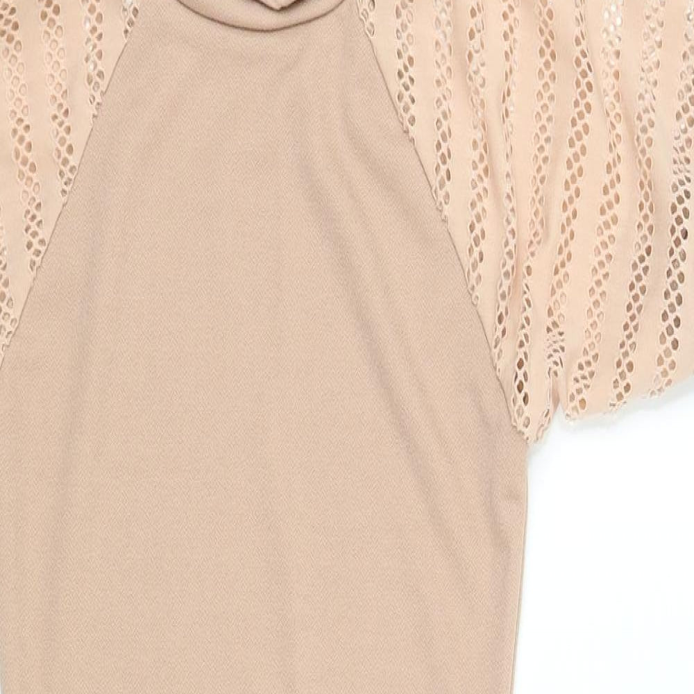 miss guidefd Womens Beige   Fit & Flare  Size S