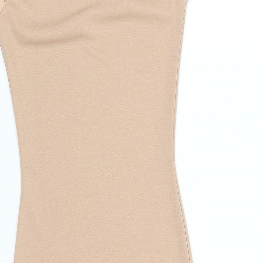 miss guidefd Womens Beige   Fit & Flare  Size S