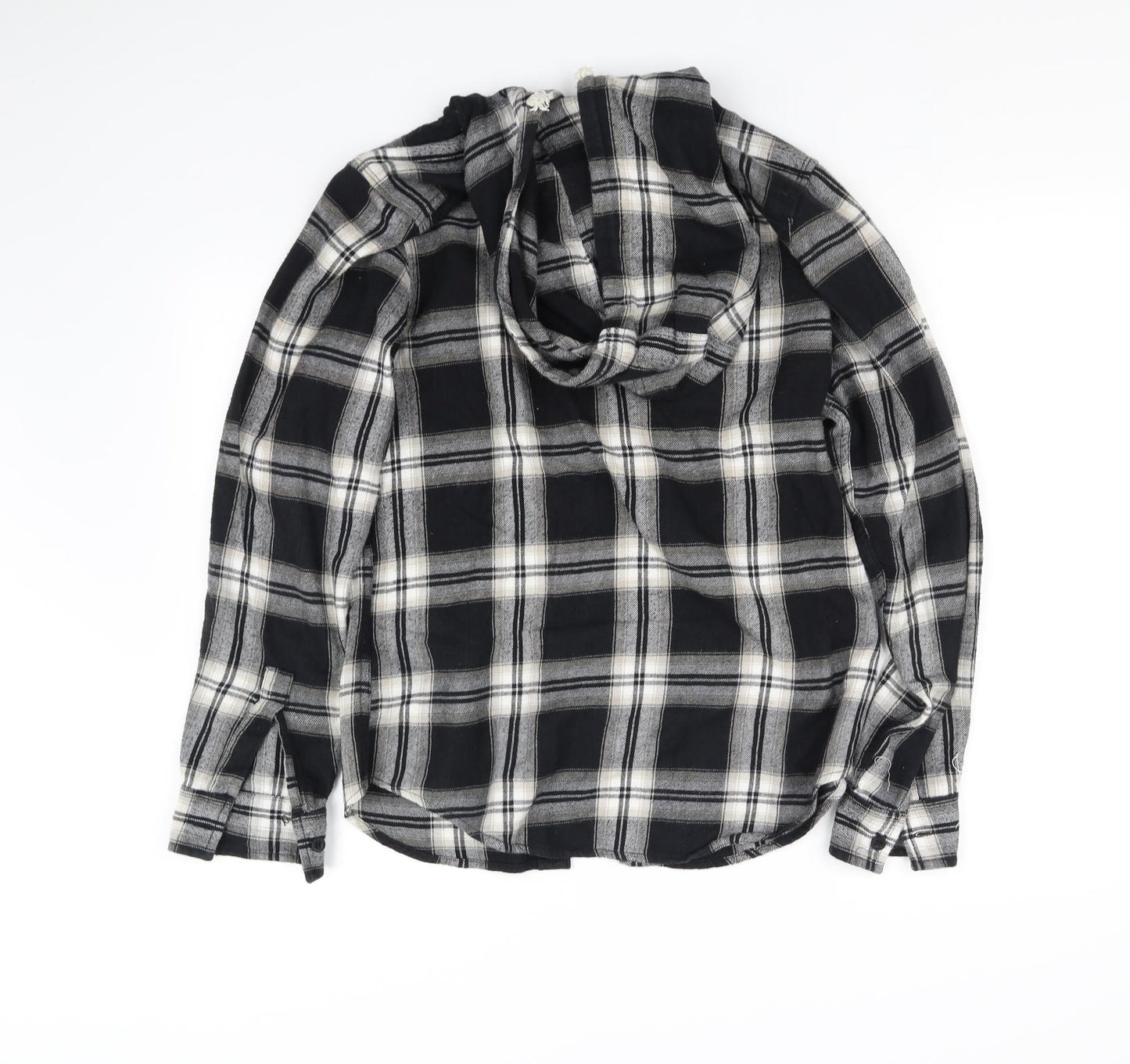 pre worn Womens Grey Check  Basic Blouse Size S