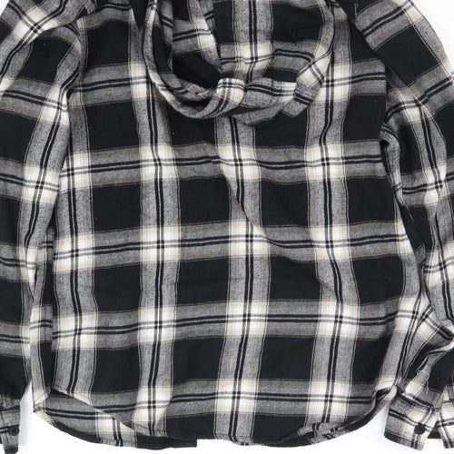 pre worn Womens Grey Check  Basic Blouse Size S