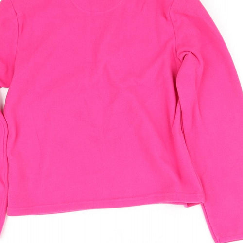 pre worn Girls Pink   Pullover Jumper Size 11-12 Years