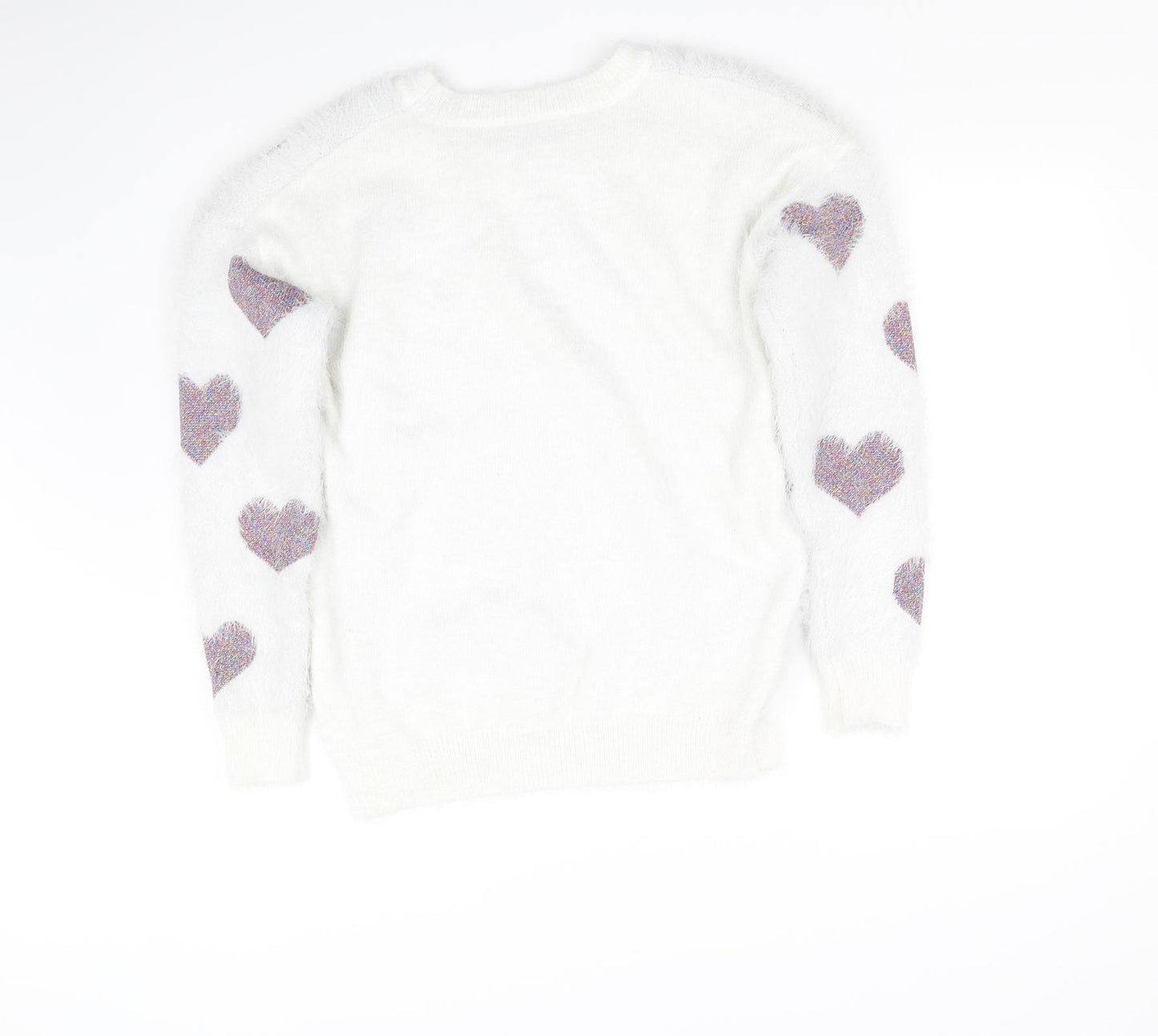 George Womens White   Pullover Jumper Size 12