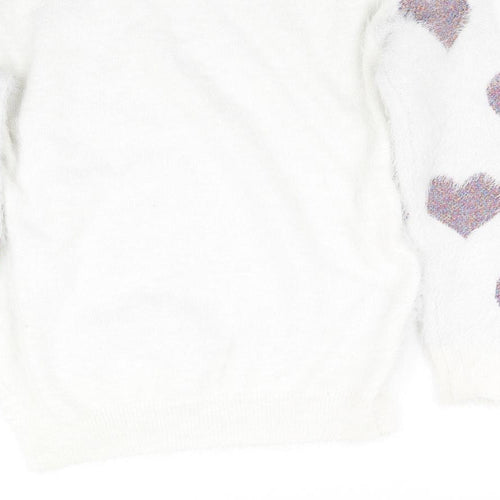 George Womens White   Pullover Jumper Size 12