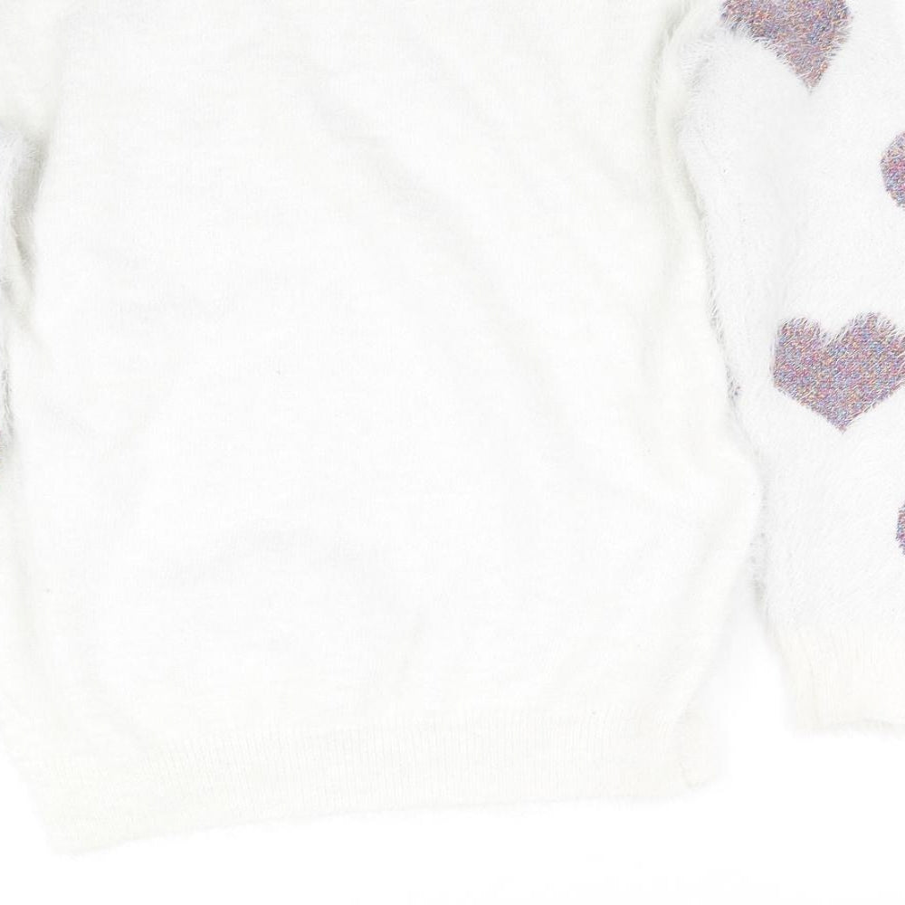 George Womens White   Pullover Jumper Size 12