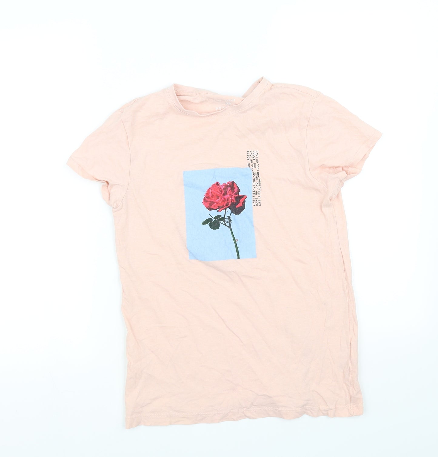 Primark Womens Pink   Basic T-Shirt Size XS