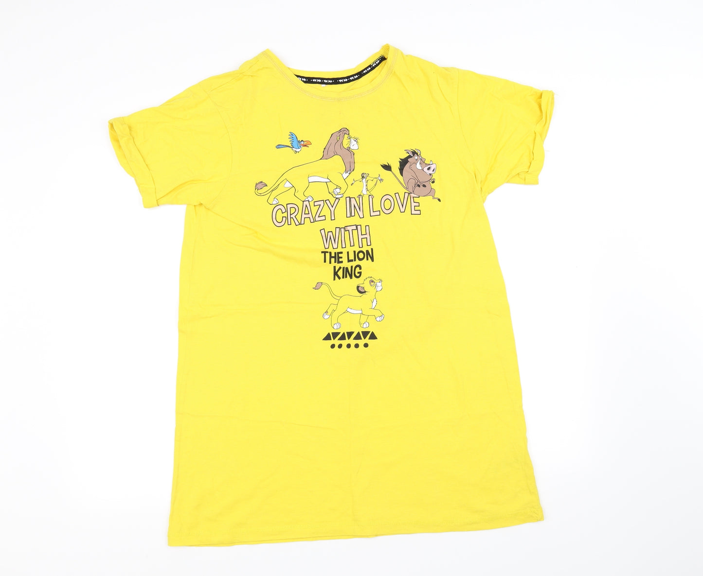 pre worn Womens Yellow   Basic T-Shirt Size XS