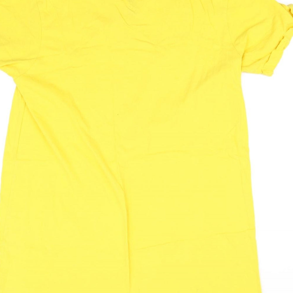 pre worn Womens Yellow   Basic T-Shirt Size XS