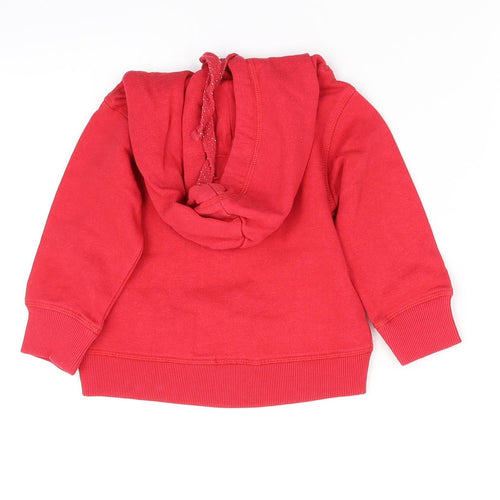 pre worrn Boys Red   Pullover Hoodie Size 2 Years