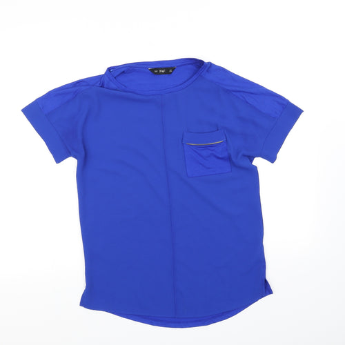 F&F Womens Blue   Basic Blouse Size 6