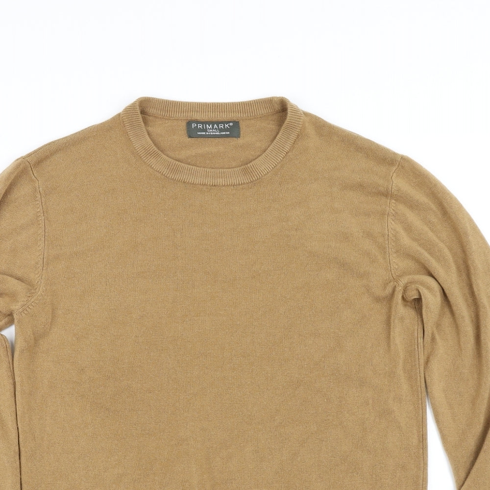 Primark Womens Beige   Basic T-Shirt Size S