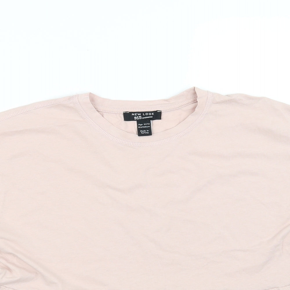 New Look Womens Pink   Basic T-Shirt Size 12