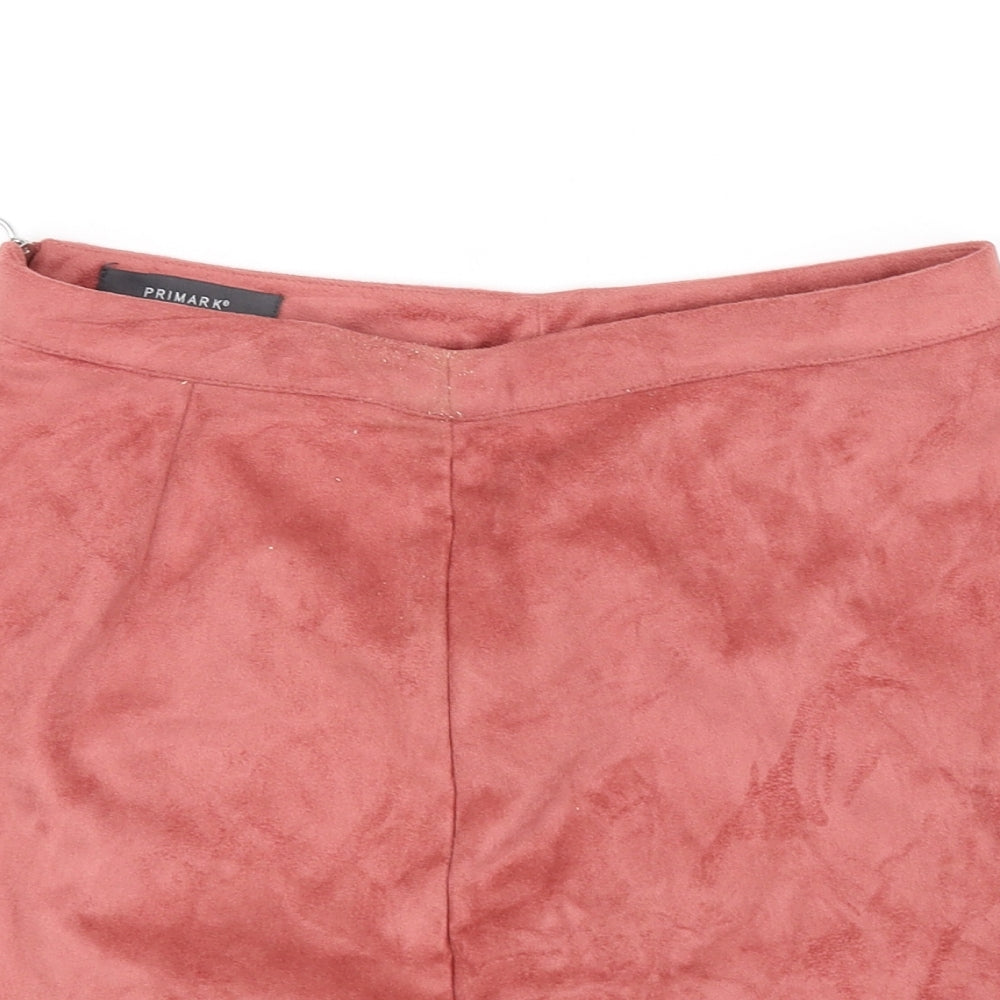 Primark Girls Orange   Mini Skirt Size 8 Years