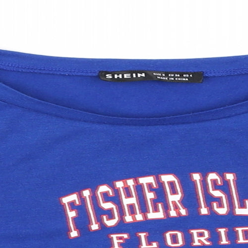 Zara Womens Blue   Basic T-Shirt Size S