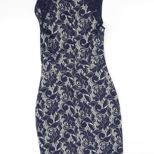 Warehouse Womens Blue   Fit & Flare  Size 10