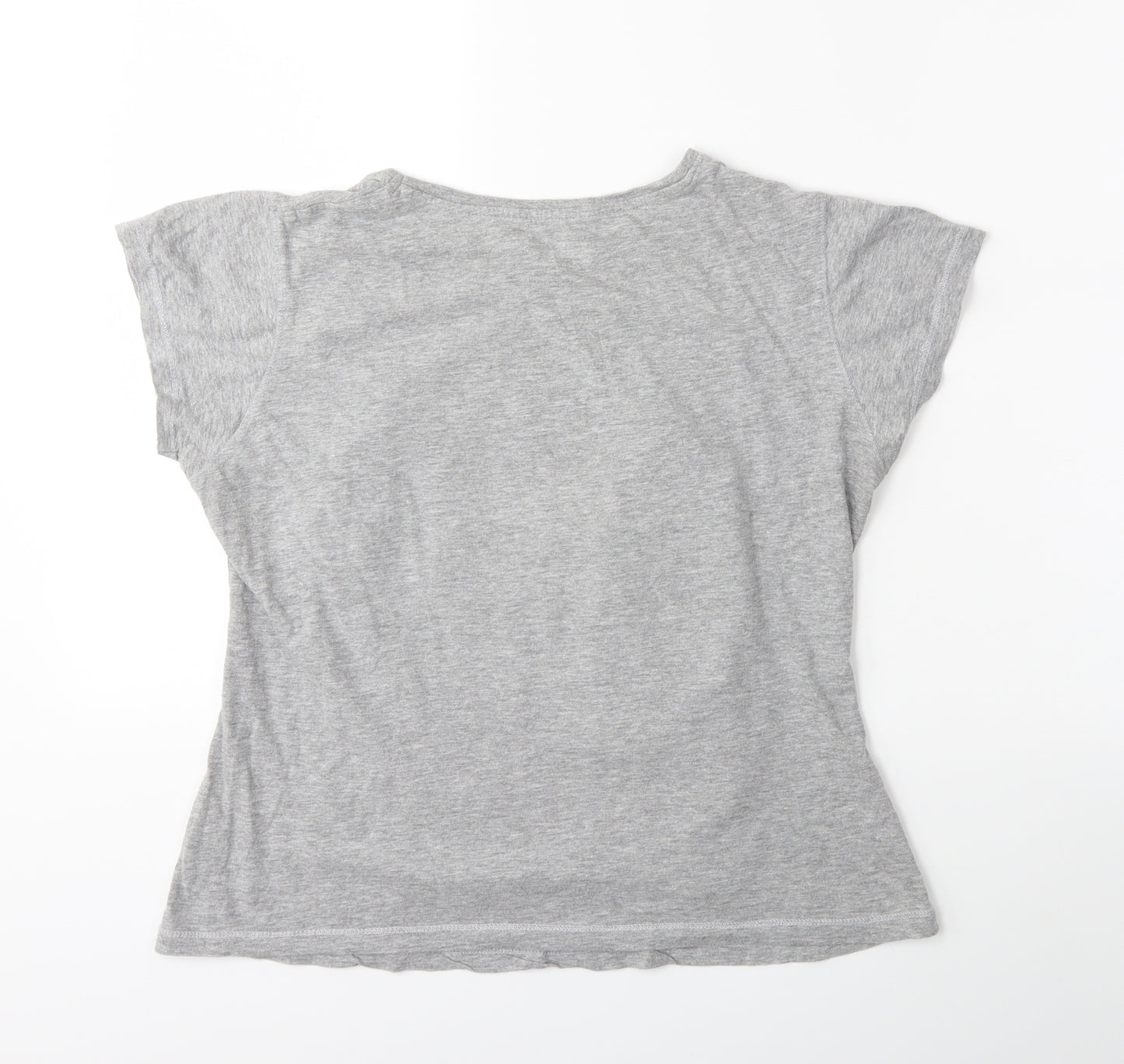 Atmosphere Womens Grey   Basic T-Shirt Size 14  - Amsterdam