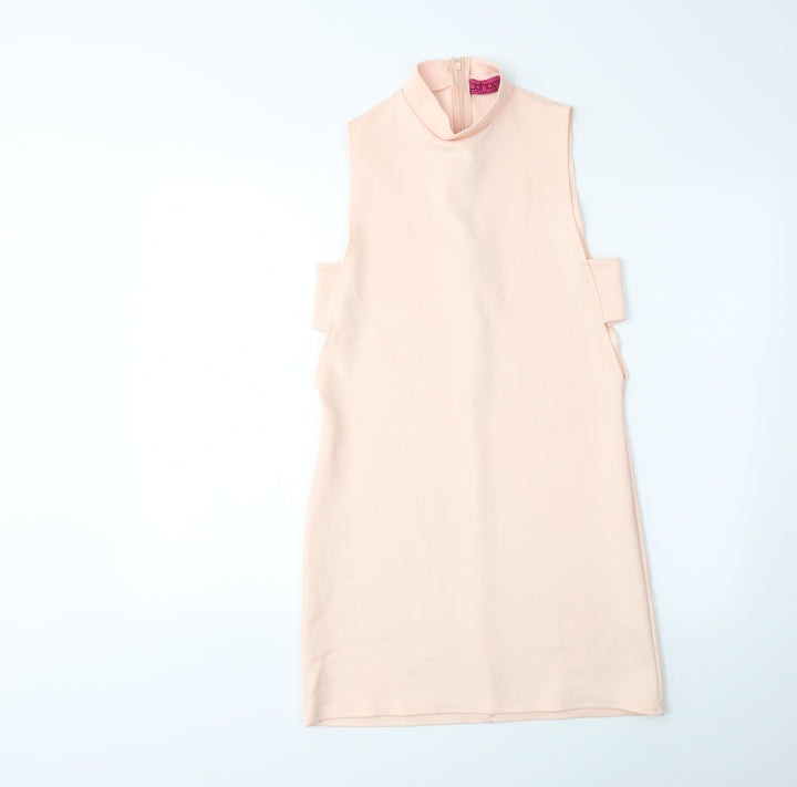 Boohoo Womens Pink A-Line Size 8