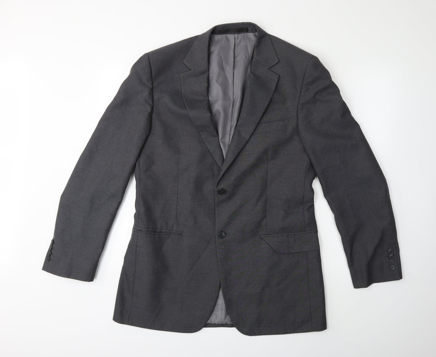 Marks and Spencer Mens Grey   Jacket Suit Jacket Size 40