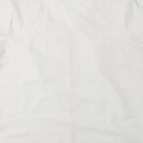 JULIPA Womens White   Basic T-Shirt Size 14