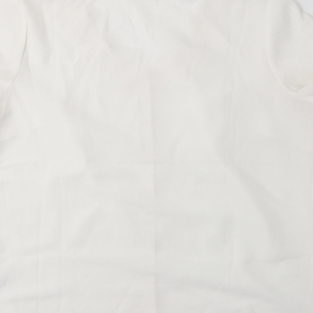 JULIPA Womens White   Basic T-Shirt Size 14