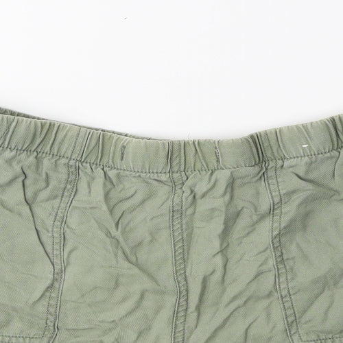Papaya Womens Green   Sweat Shorts Size 12