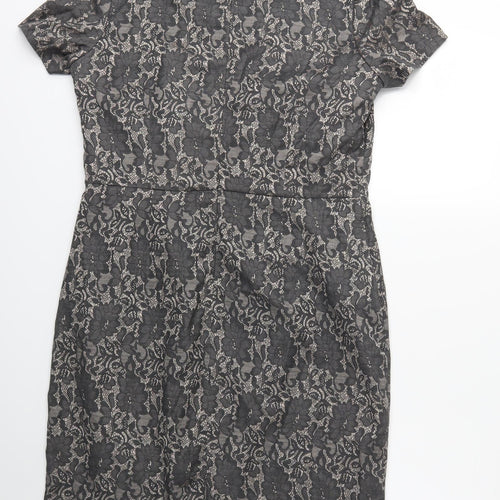 Savoir Womens Brown  Rayon Sheath  Size 14