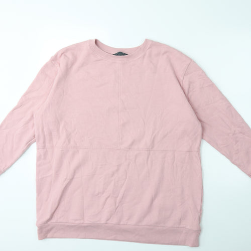 Marks and Spencer Womens Pink   Pullover Sweatshirt Size 18