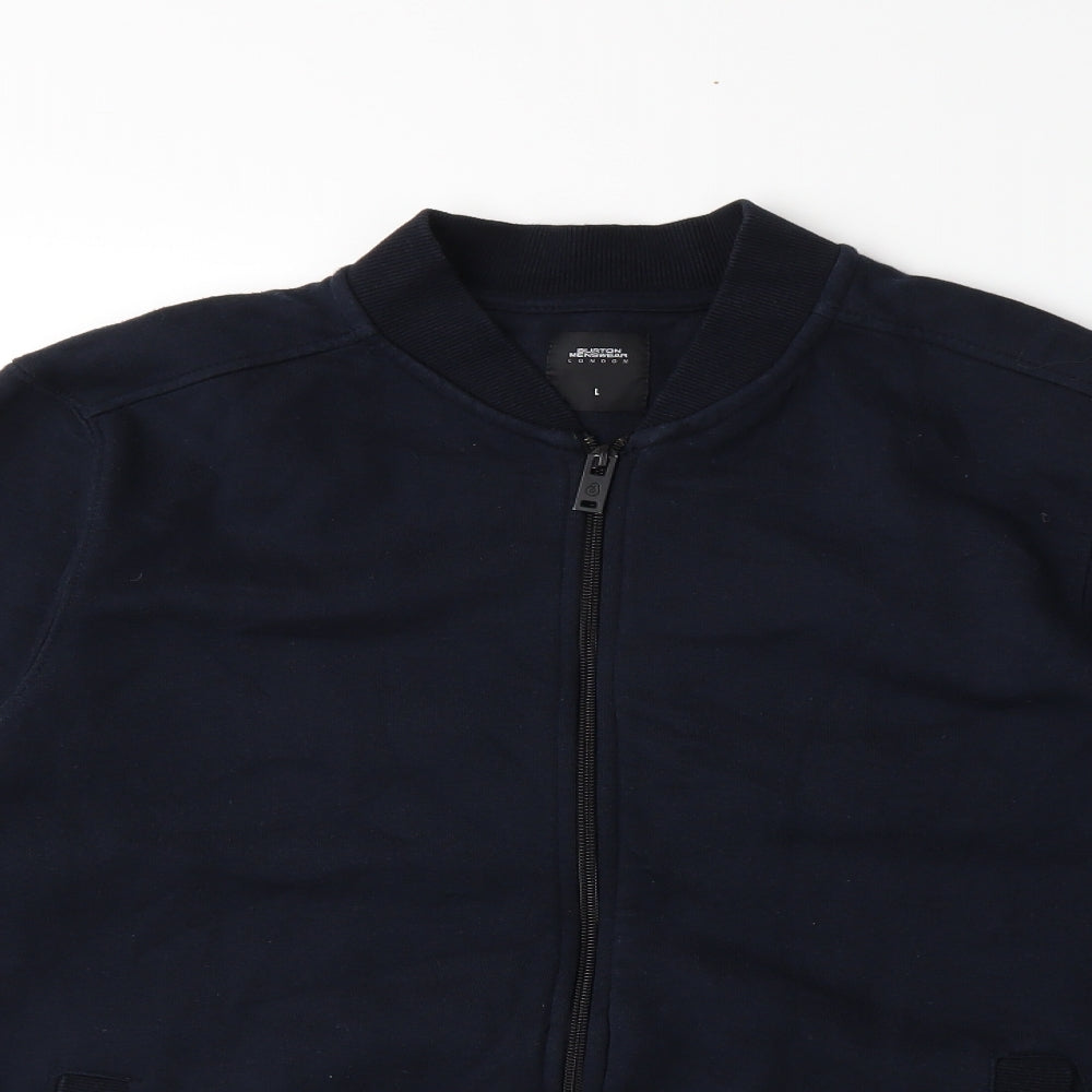 Burton Mens Blue   Bomber Jacket Coat Size L
