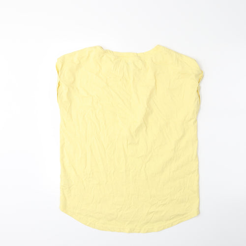 F&F Womens Yellow   Basic T-Shirt Size 16