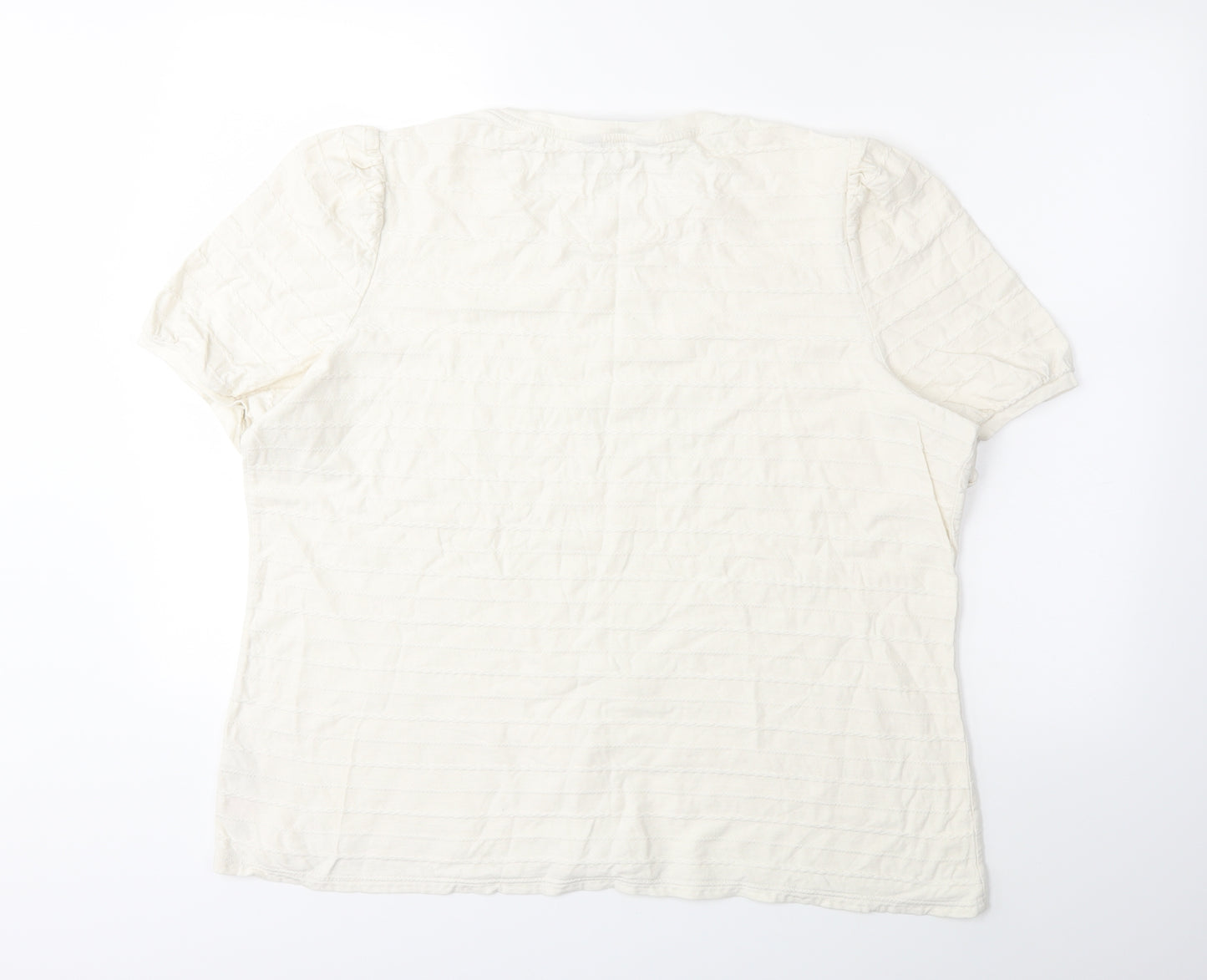 Dorothy Perkins Womens White   Basic T-Shirt Size 20