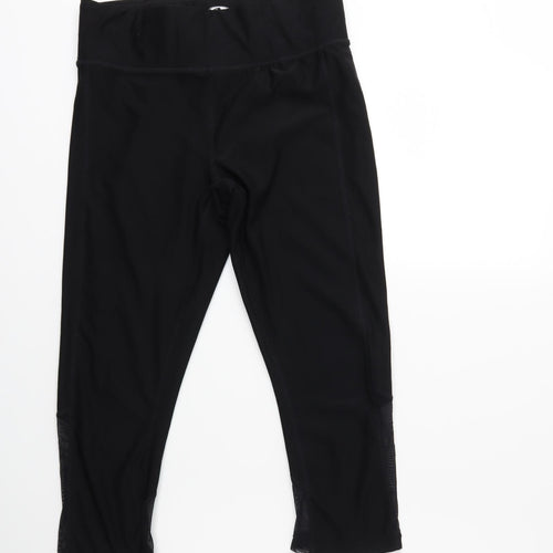 athletic wear Womens Black   Compression Leggings Size S L23 in