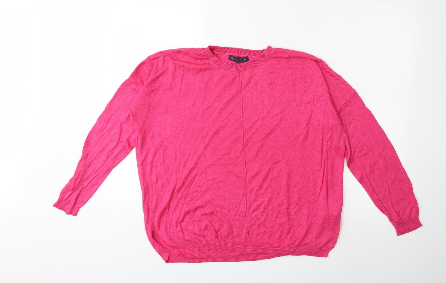 Marks and Spencer Womens Pink  Knit Pullover Jumper Size L