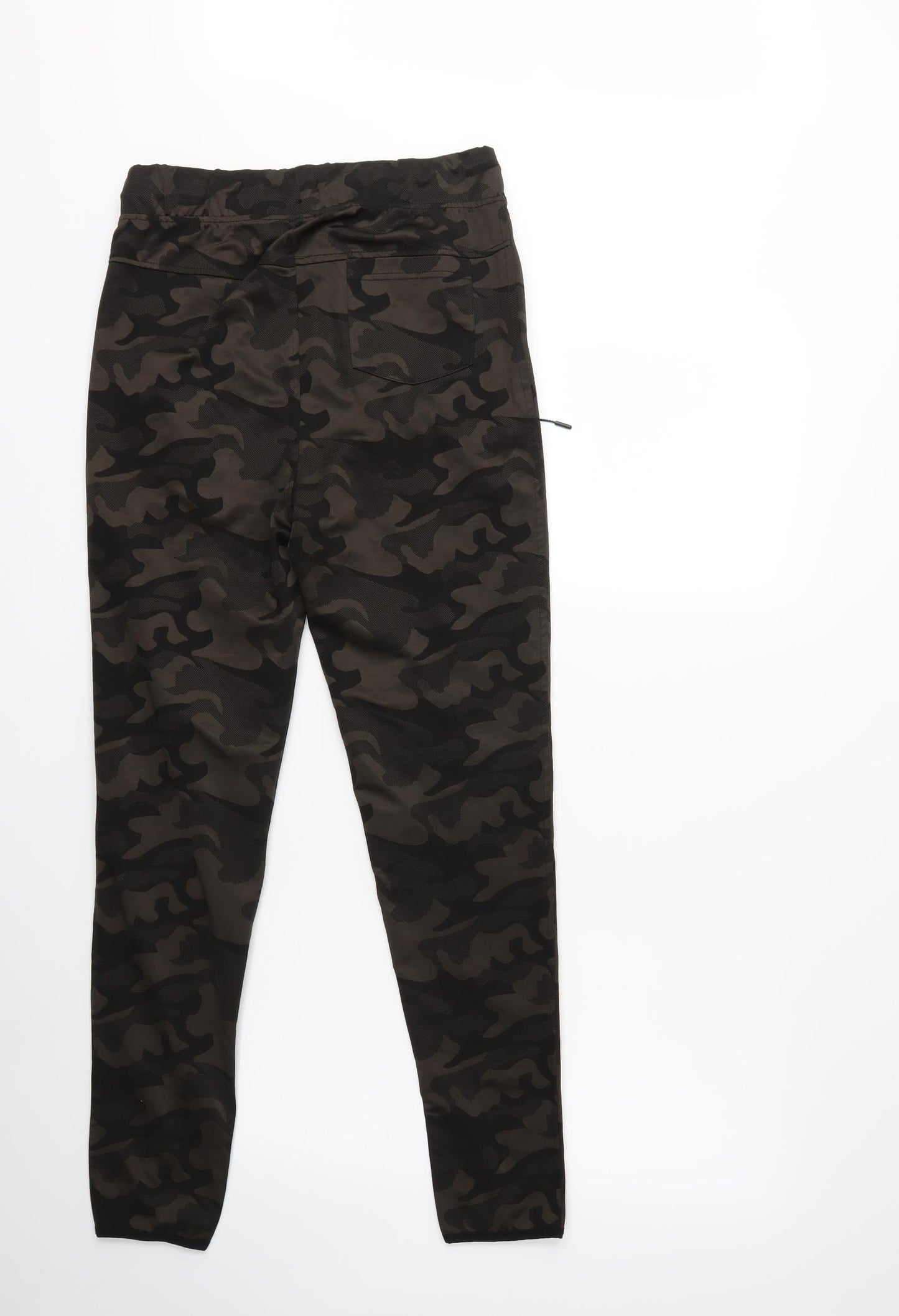 Workout Womens Grey Camouflage  Sweatpants Trousers Size S L27 in