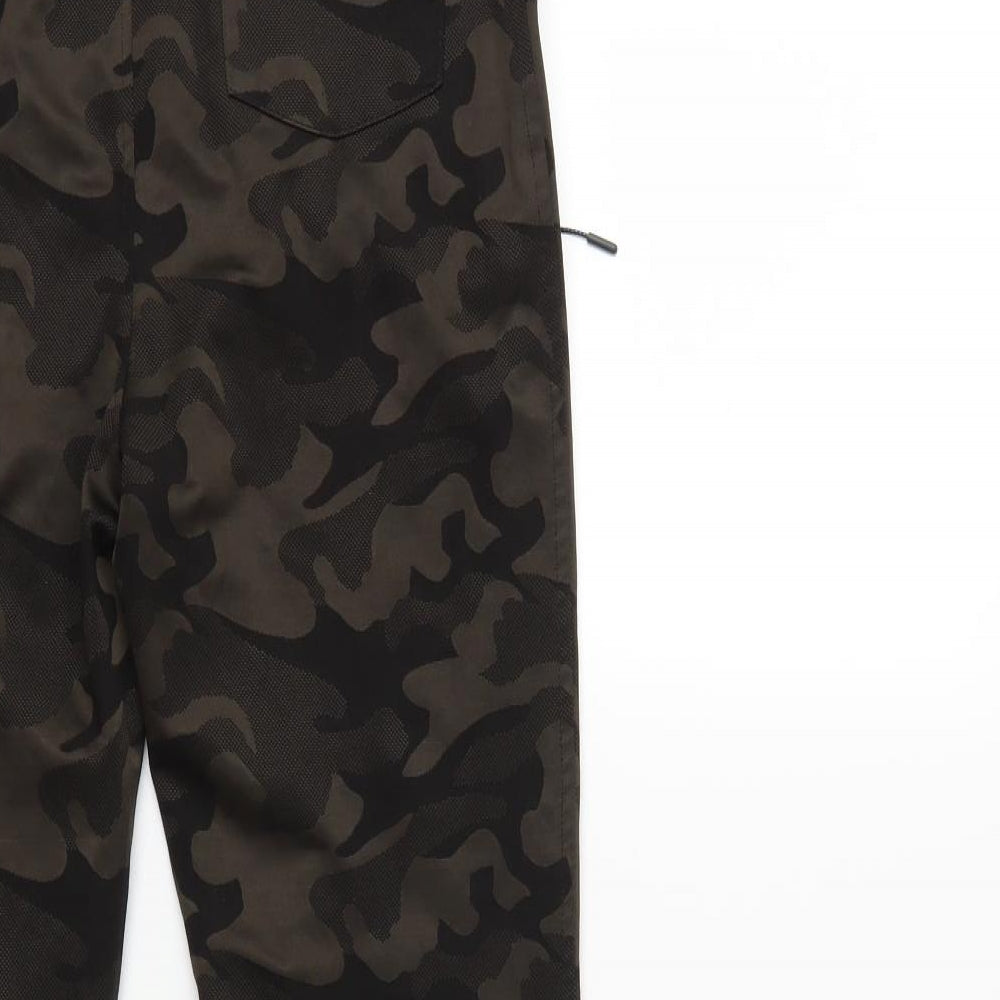 Workout Womens Grey Camouflage  Sweatpants Trousers Size S L27 in