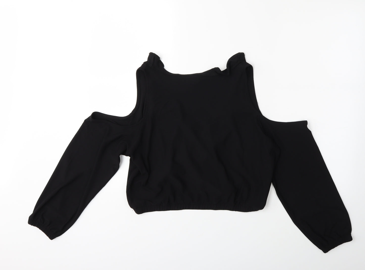 H&M Womens Black   Basic Blouse Size L