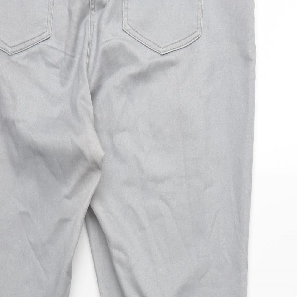 Wallis Womens Grey  Denim Skinny Jeans Size 18 L30 in