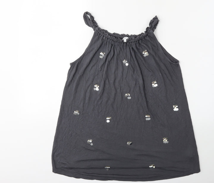 NEXT Womens Grey   Basic Blouse Size 8