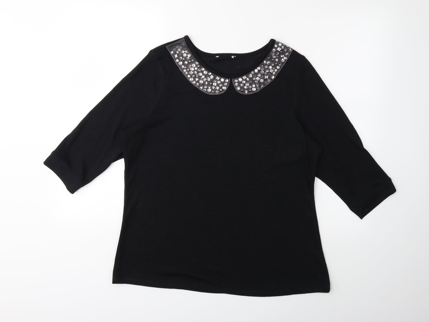 Preworn Womens Black   Pullover Jumper Size 14
